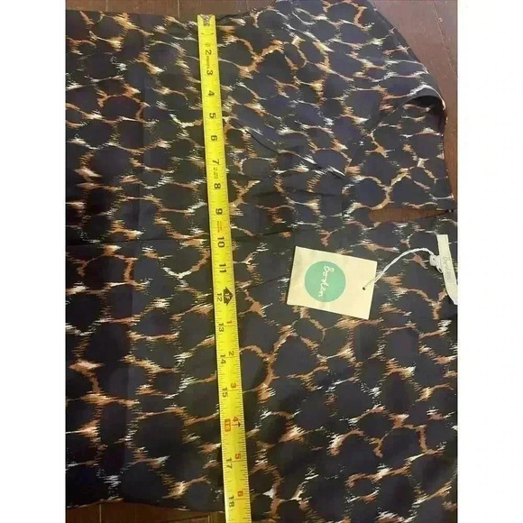 Boden 2-Piece Set Dress Outfit Silk Top Blouse Pencil Skirt Navy Work Office 6R - Picture 6 of 16